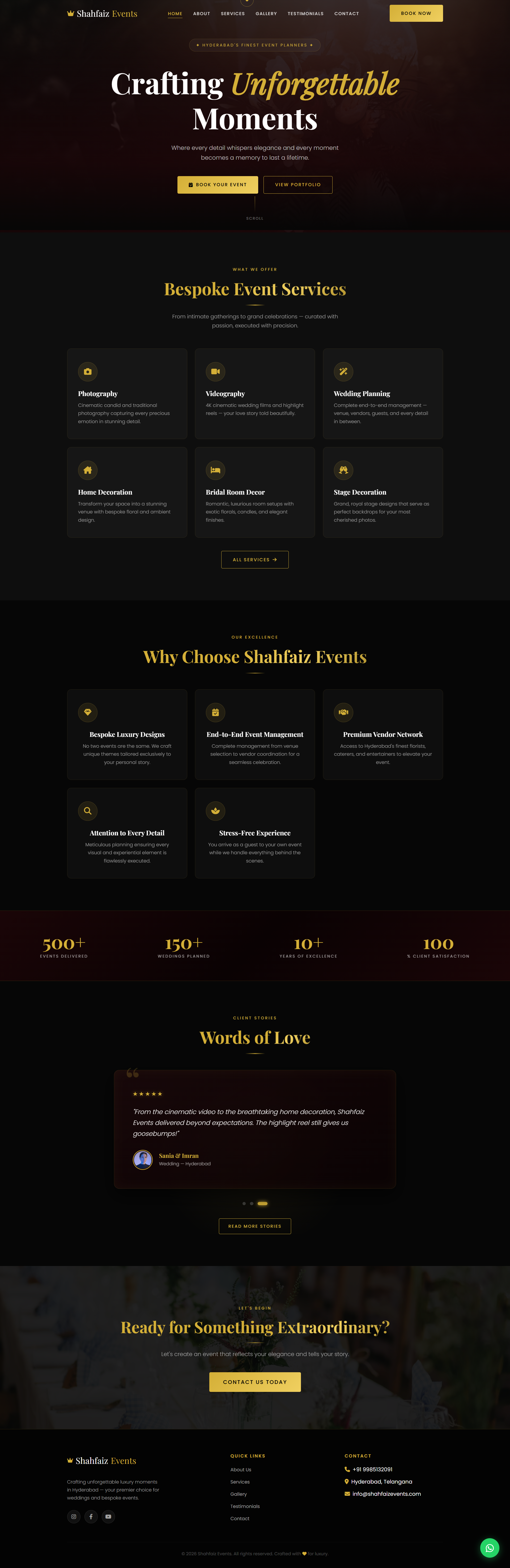 Shahfaiz Events preview